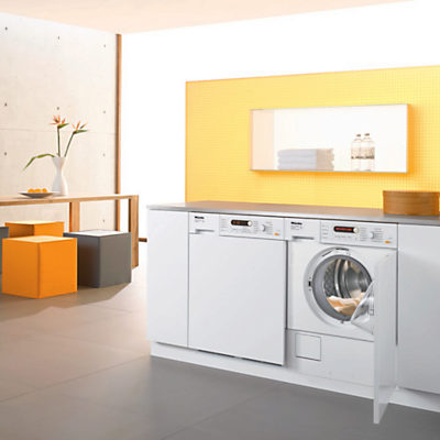 Miele W2819IR Semi-Integrated Washing Machine, 5.5kg Load, A+ Energy Rating, 1400rpm Spin, White Miele W2819IR Semi-Integrated Washing Machine, 5.5kg Load, A+ Energy Rating, 1400rpm Spin, White